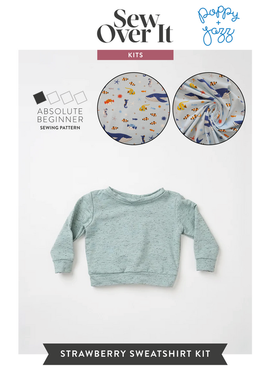 Strawberry Sweatshirt Kit - Under the Sea