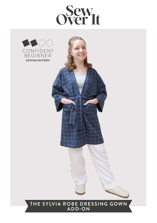 Sylvia Robe Dressing Gown Add-On PDF Sewing Pattern