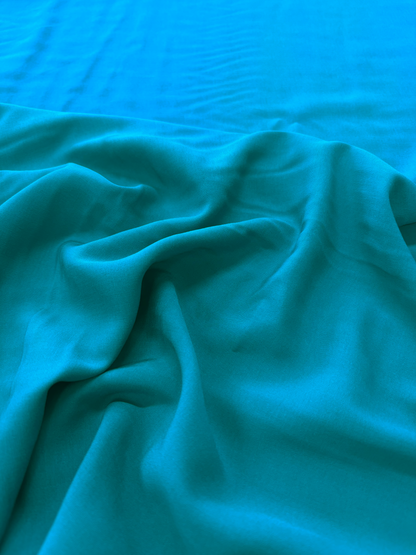 Hayley Dress Kit - Teal Viscose Poplin