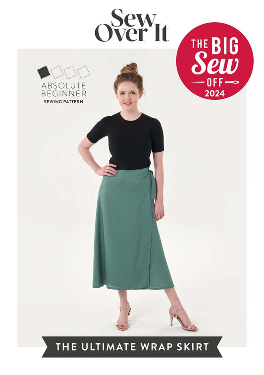 Ultimate Wrap Skirt PDF Sewing Pattern (Big Sew Off Pattern)