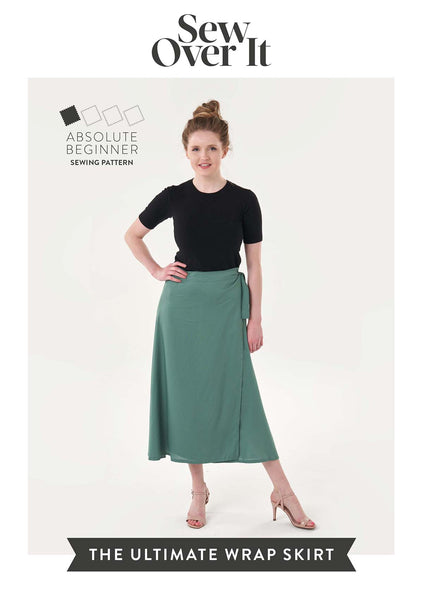 Quick & easy Ultimate Wrap Skirt PDF Sewing Pattern - Sew Quick & easy Ultimate Wrap Skirt PDF Sewing Pattern - Sew