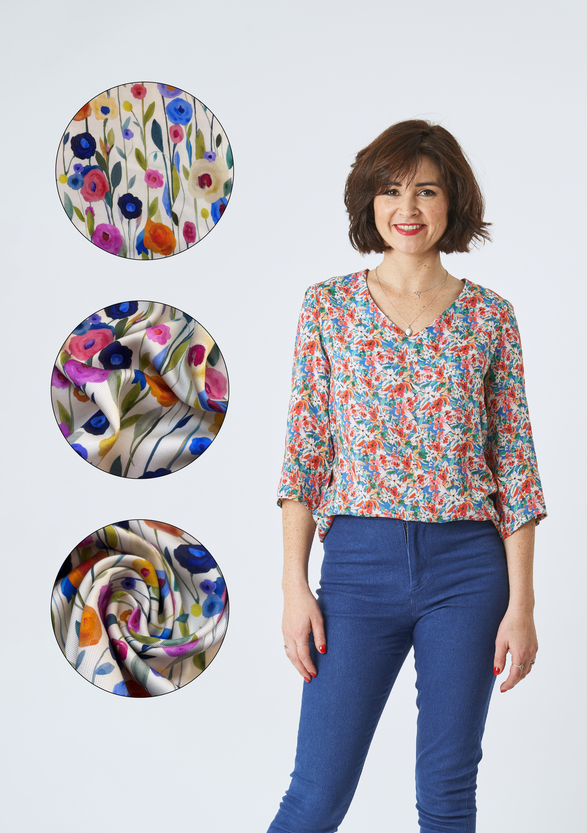 Whitley Top Kit - Painted Flowers