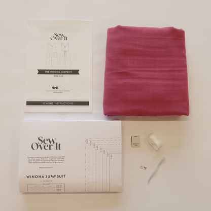 Winona Jumpsuit Kit - Heather Viscose Linen