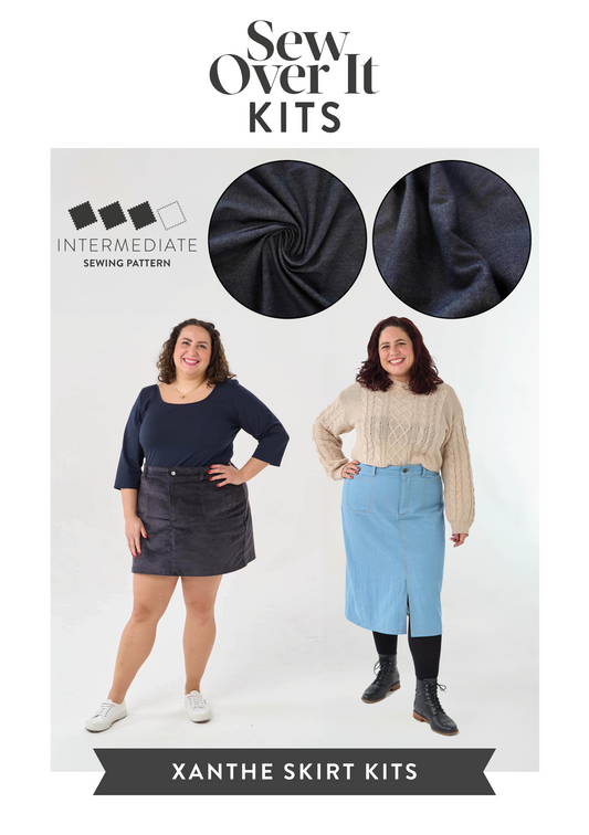 Xanthe Skirt Kit - Navy Denim