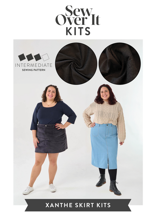 Xanthe Skirt Kit - Charcoal Denim