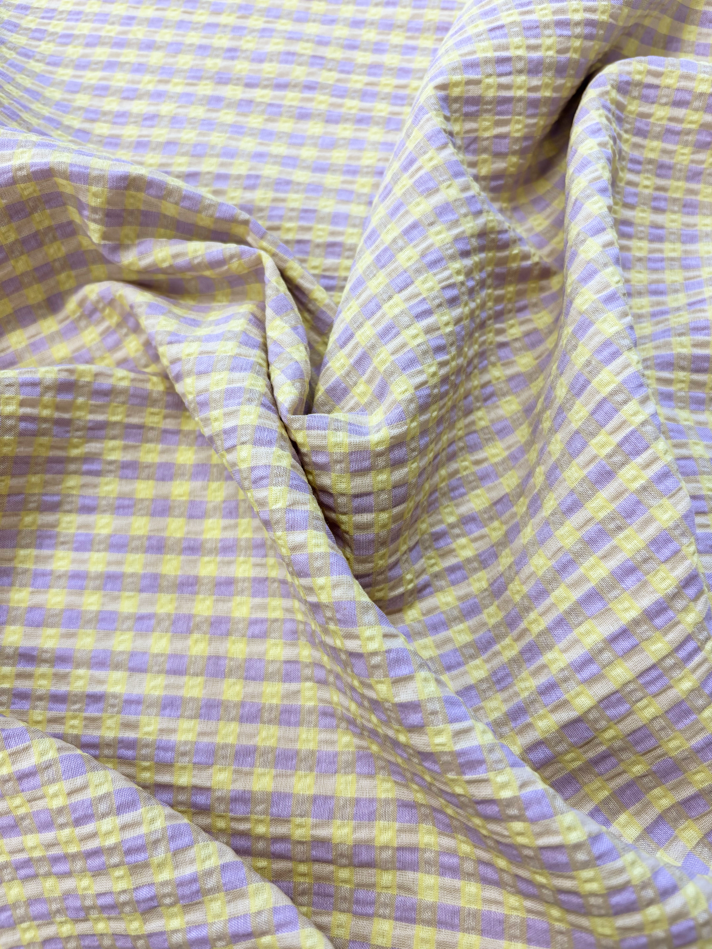 Malorie Dress Kit - Lilac & Yellow Gingham