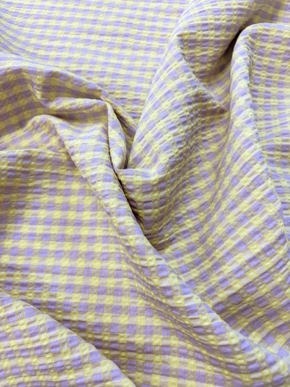 Malorie Dress Kit - Lilac & Yellow Gingham