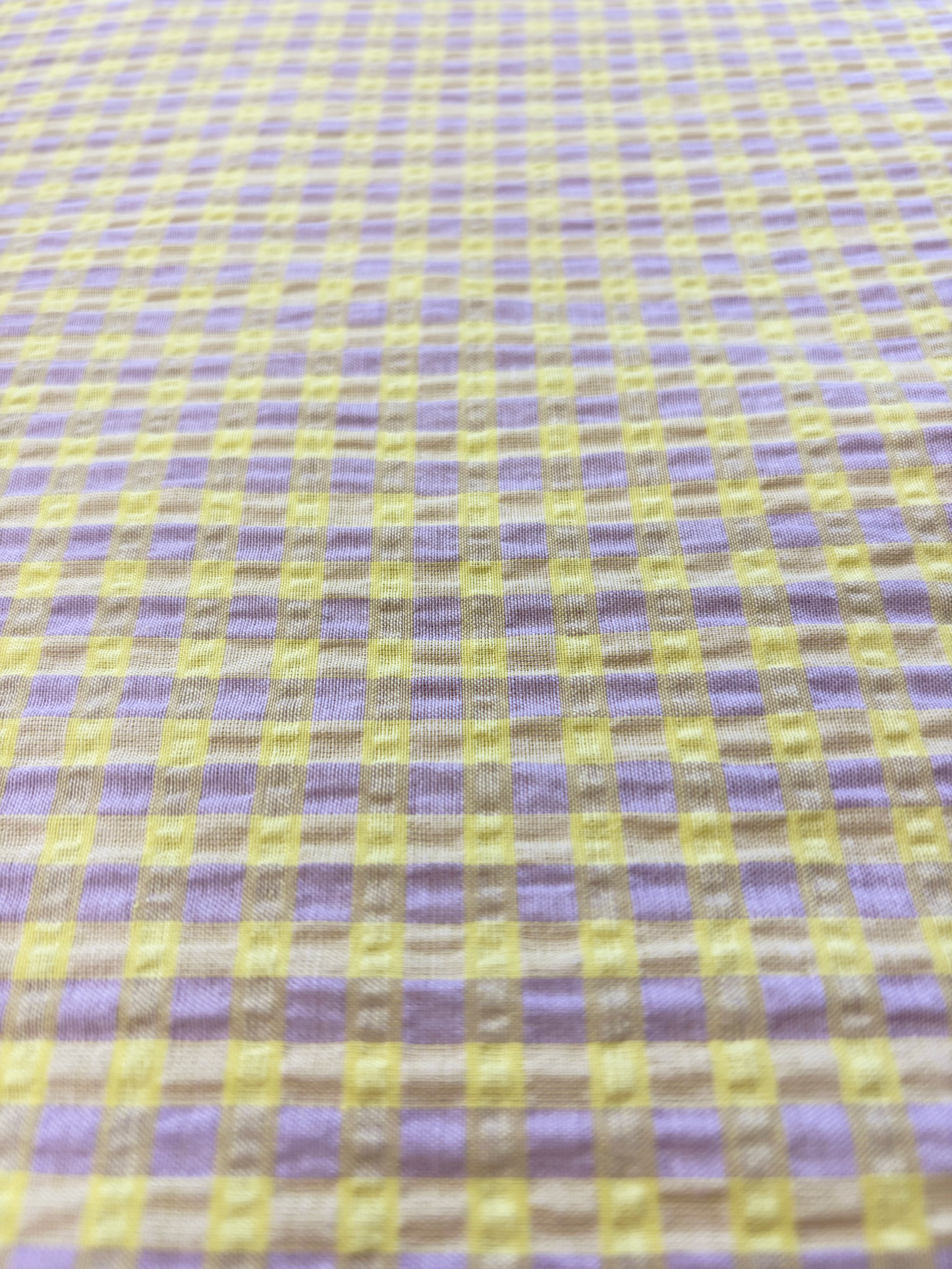 Malorie Dress Kit - Lilac & Yellow Gingham