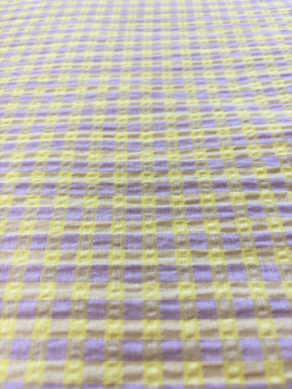 Malorie Dress Kit - Lilac & Yellow Gingham