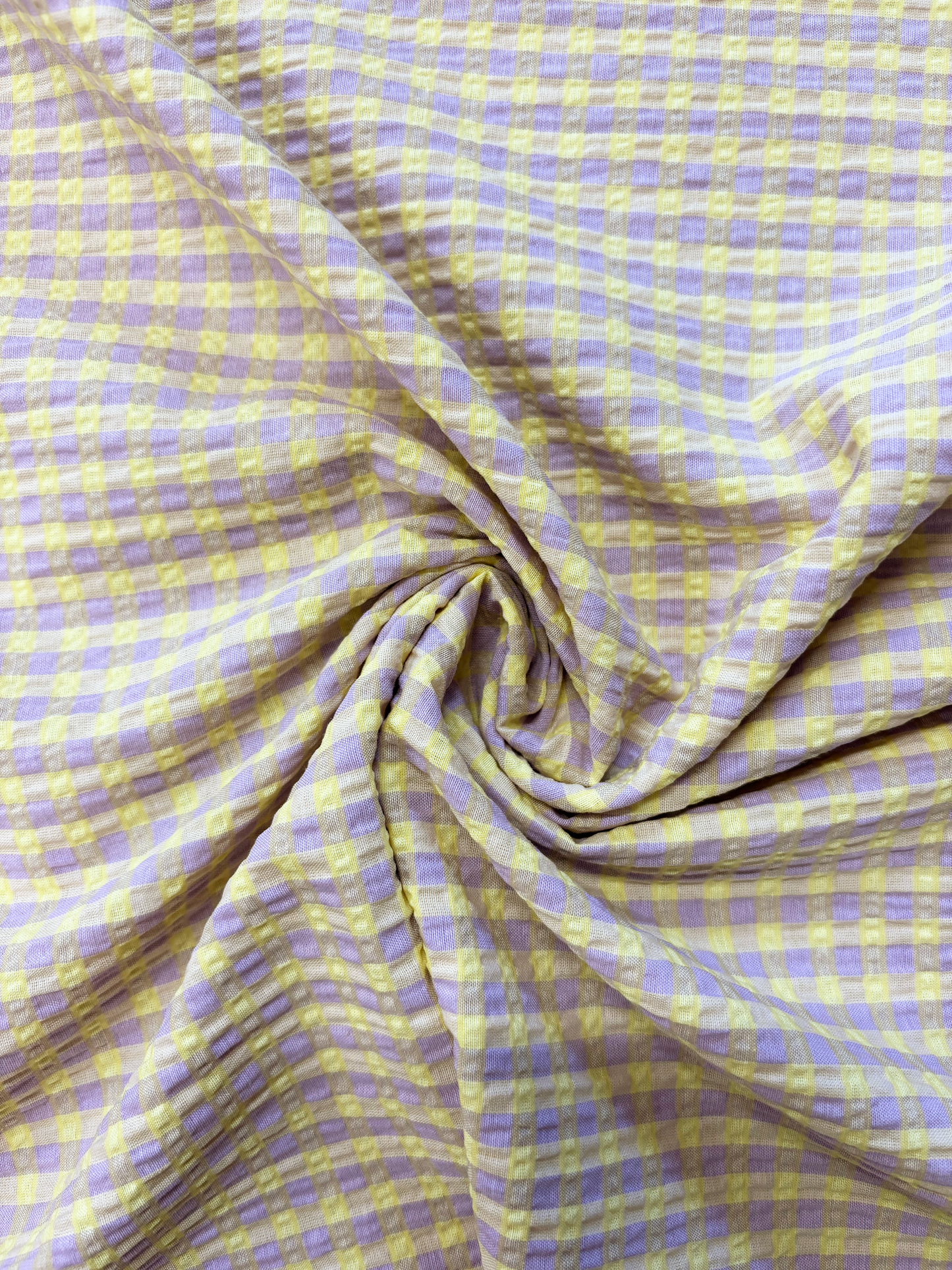 Malorie Dress Kit - Lilac & Yellow Gingham