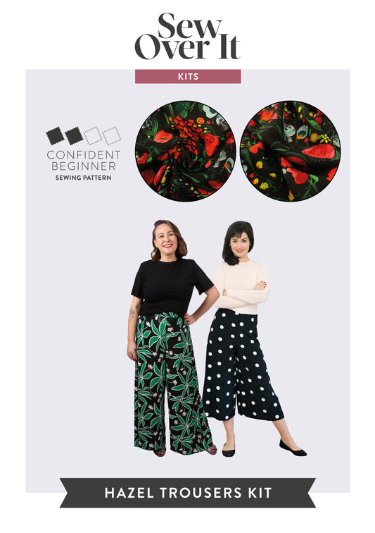 Hazel Trousers Kit - Midnight Meadow
