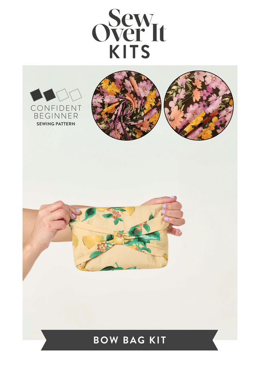 Bow Bag Kit - Floral Crepe de Chine