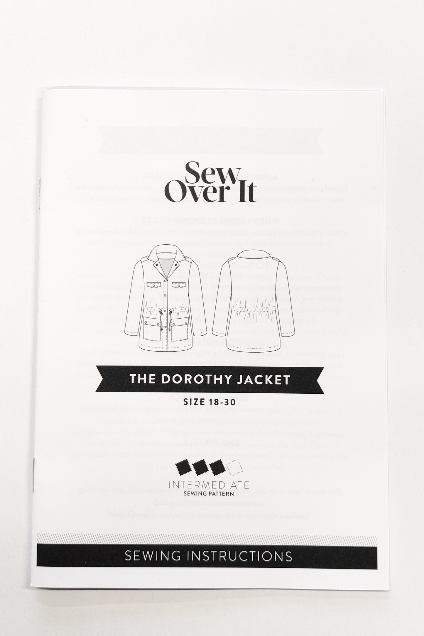 Dorothy Jacket - Instruction Booklet