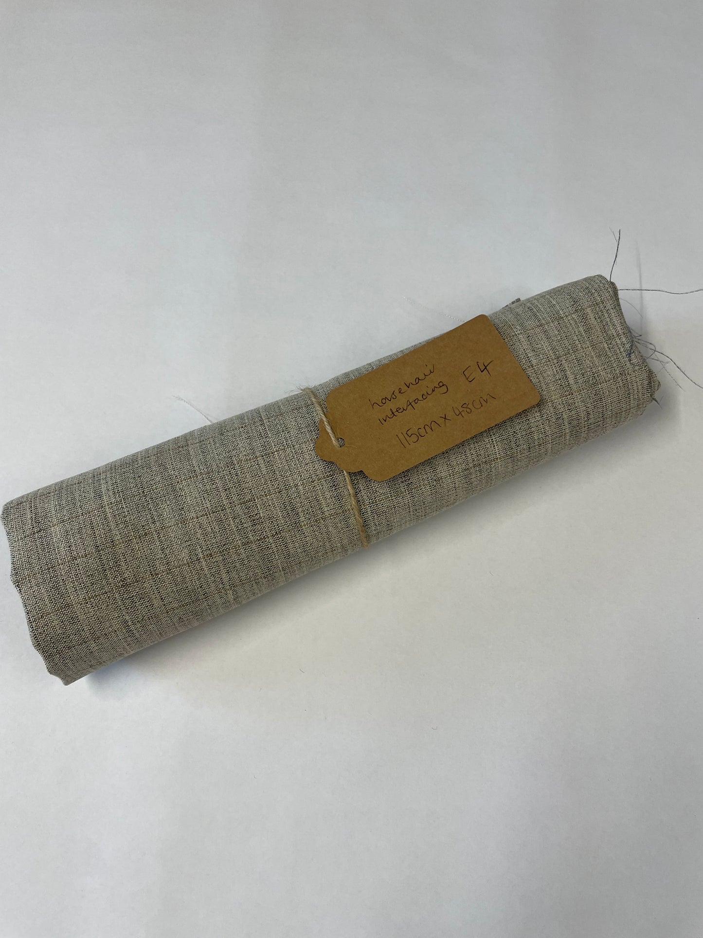 E4 - horse hair interfacing