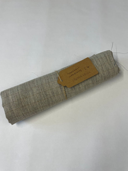 E4 - horse hair interfacing