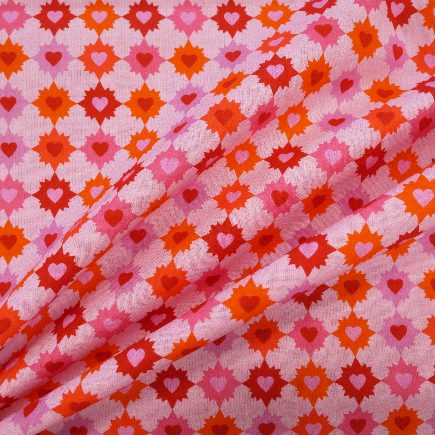 Pomegranate Pyjamas Kit - Hearts Cotton