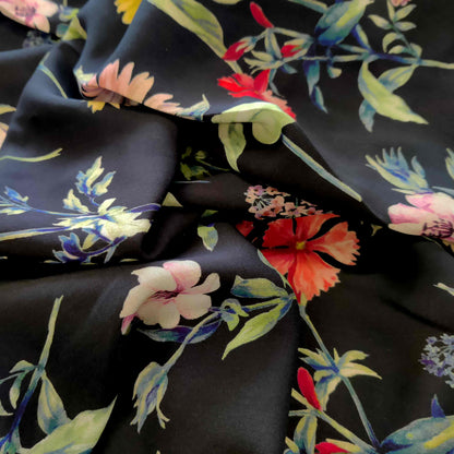 Viscose - Midnight Botanical