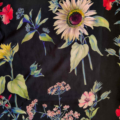 Viscose - Midnight Botanical