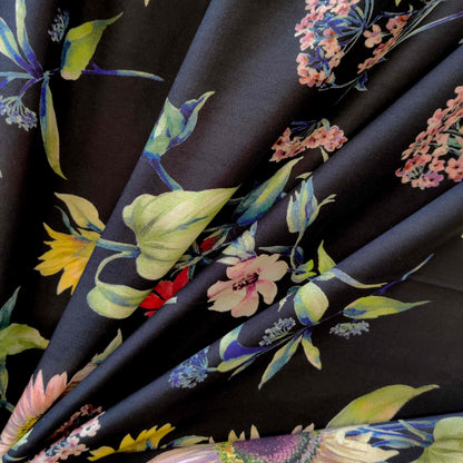 Viscose - Midnight Botanical