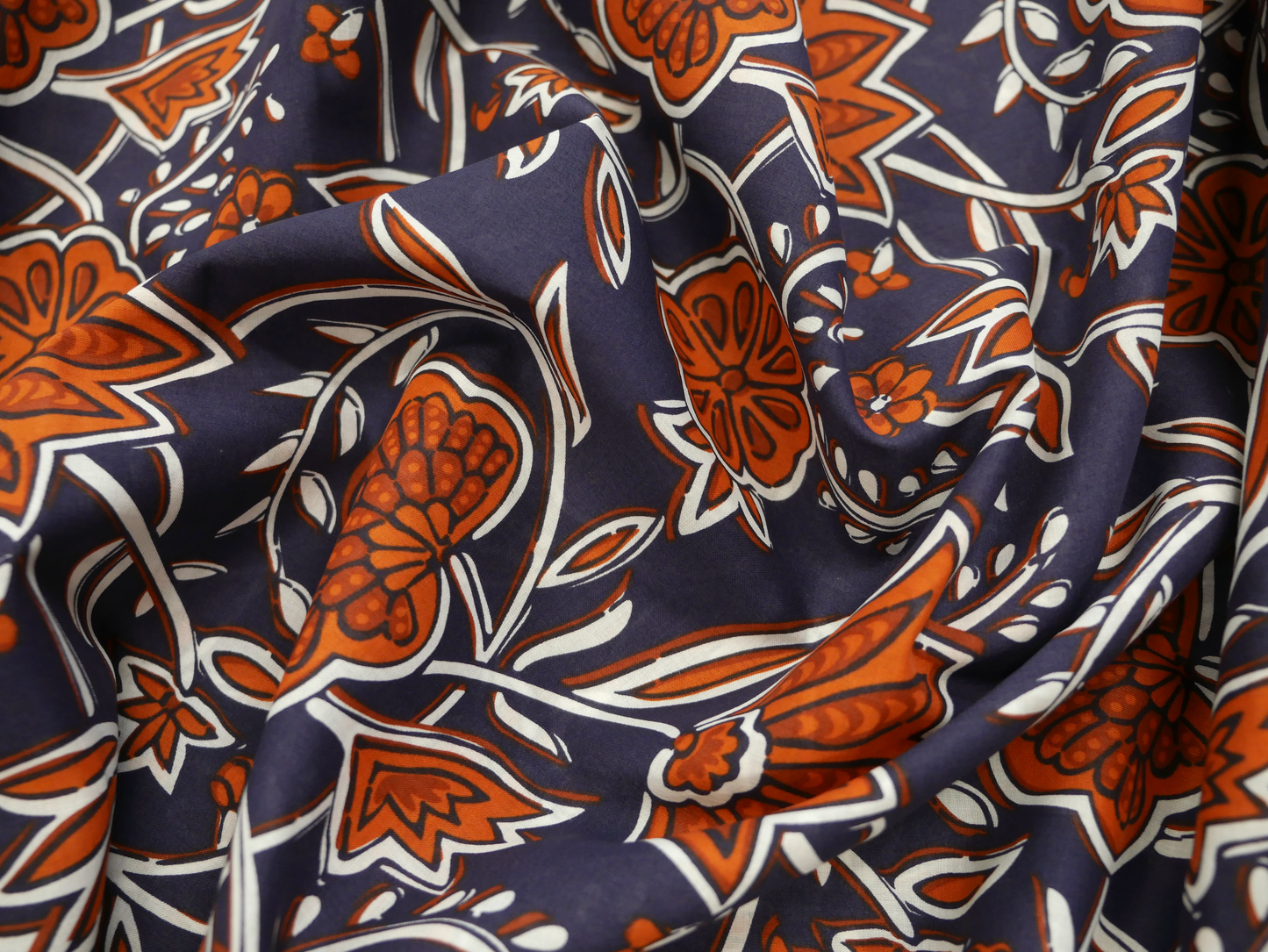 Marguerite Dress Kit - Navy Cotton Voile