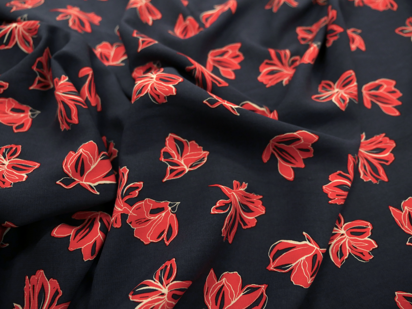 Florence Dress Kit - Red Flowers