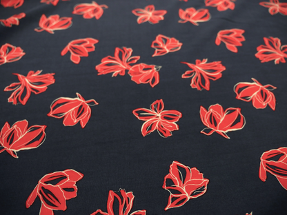 Florence Dress Kit - Red Flowers