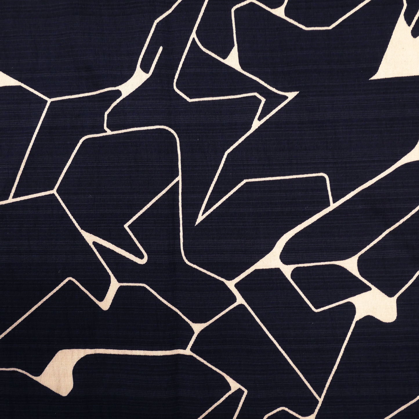 Hazel Trousers Kit - Navy Geometric Lines
