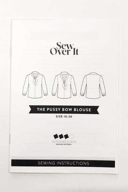 Pussy Bow Blouse - Instruction Booklet