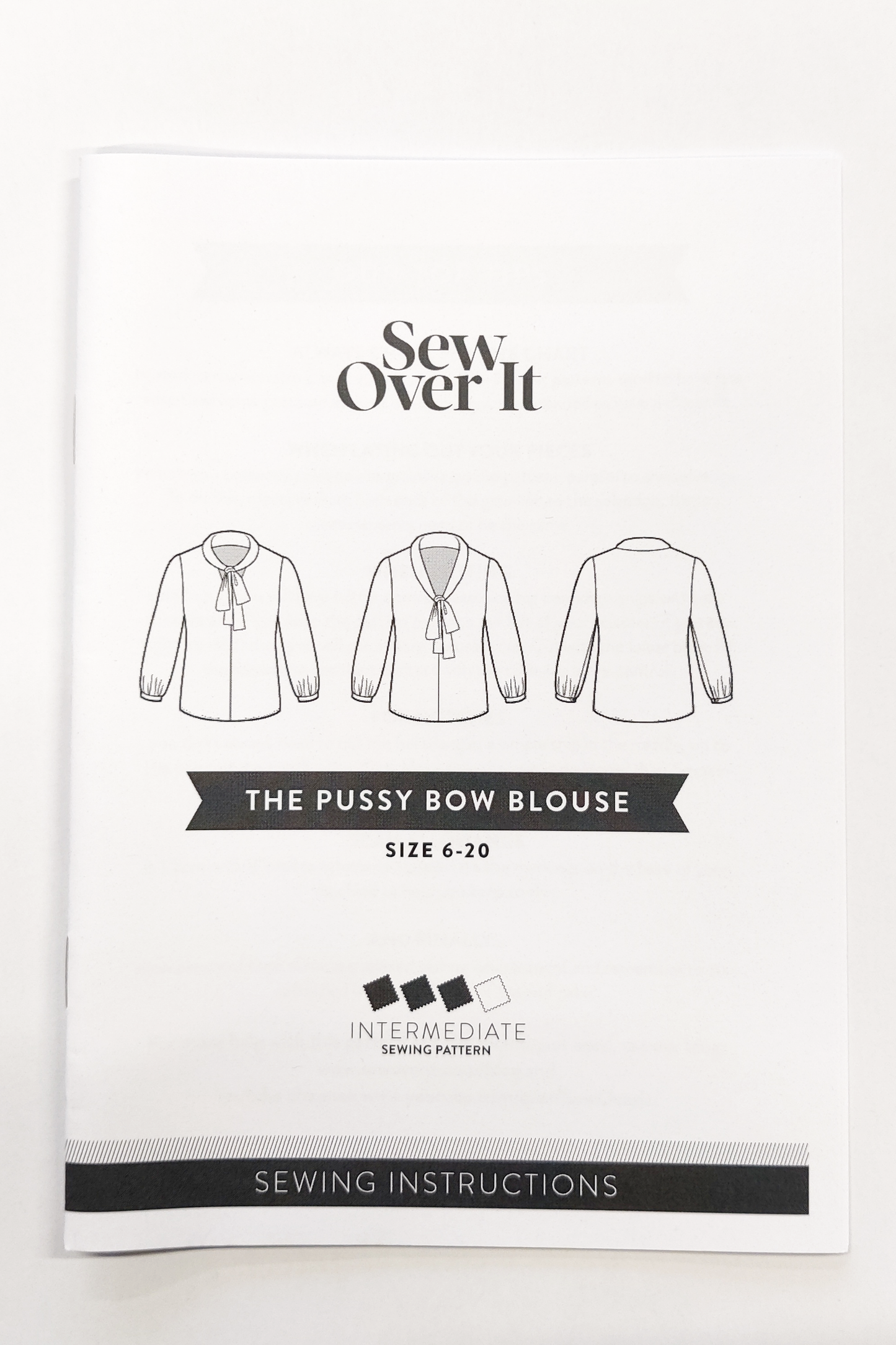 Pussy Bow Blouse - Instruction Booklet