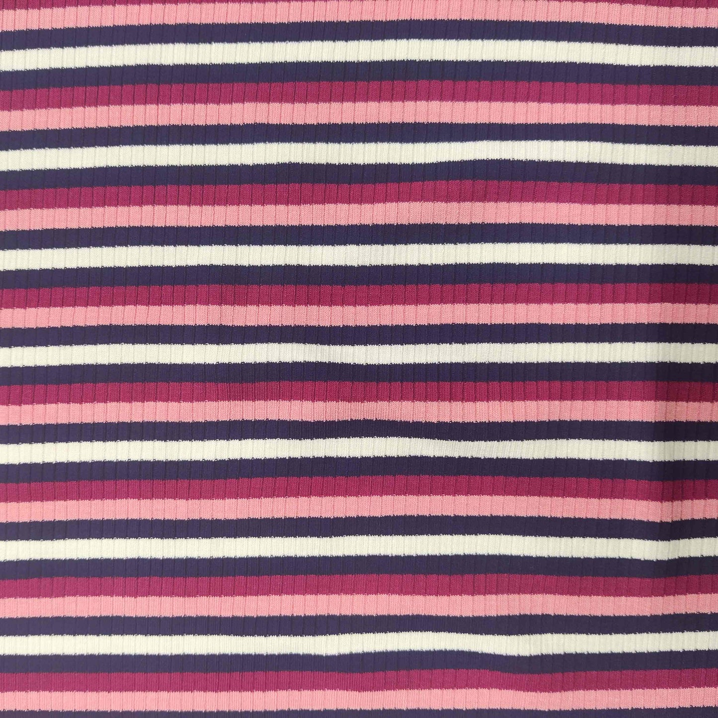 Adelle Top Kit - Pink & Navy Stripe