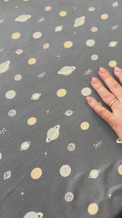 Elm T-Shirt Kit - Planets Cotton Jersey