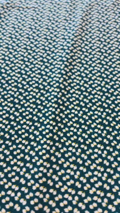 Viscose - Teal Petals
