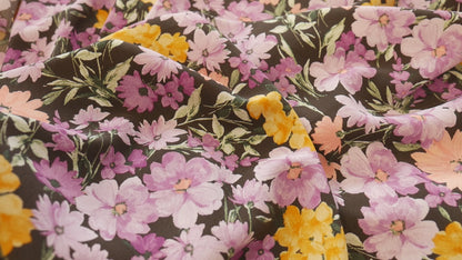 Selena Skirt Kit - Floral Crepe de Chine