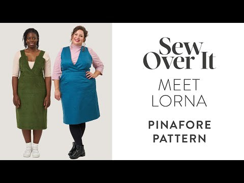 Lorna Pinafore - Stylish Pinafore PDF Sewing Pattern - Sew
