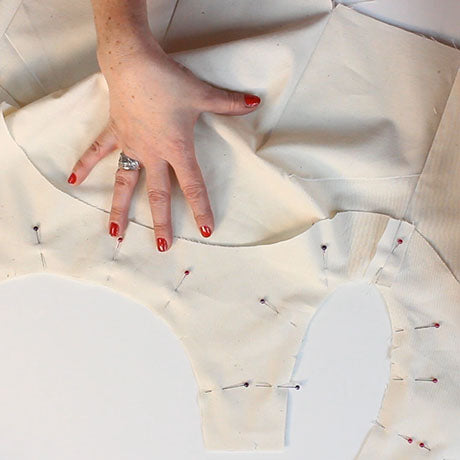 How to sew an all in one facing
