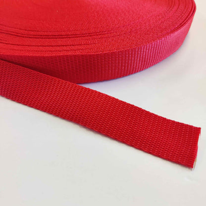 25mm Polypropylene Webbing - Assorted Colours