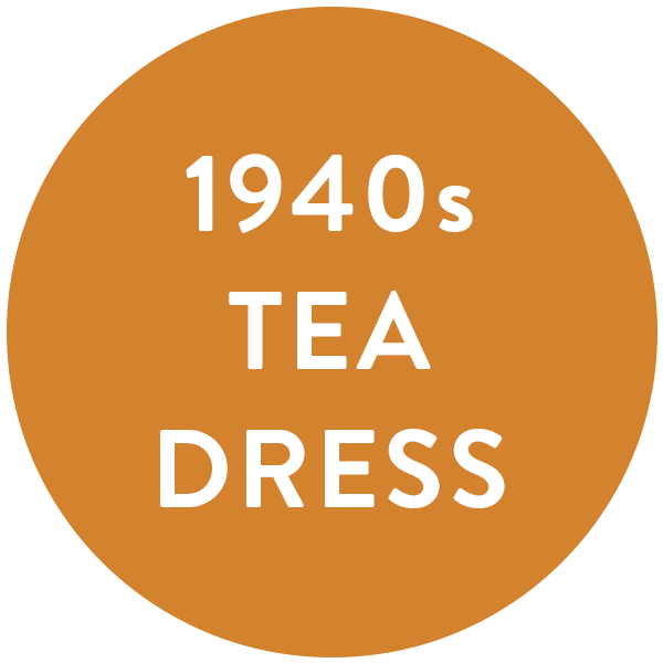 1940s Tea Dress A0 Printing