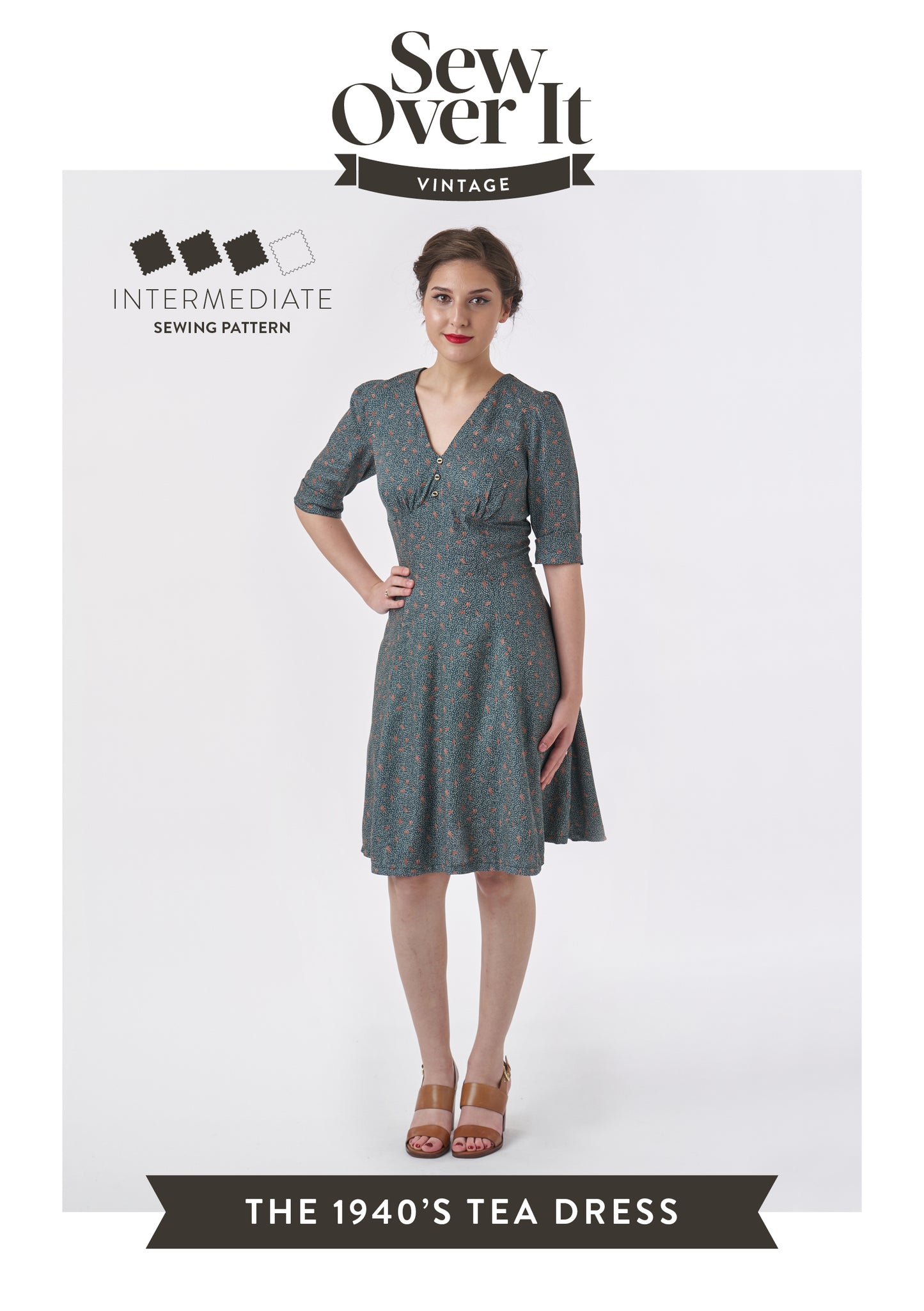 1940's Tea Dress PDF Sewing Pattern - Sew Over It 1940-s-tea-dress-pdf-sewing-pattern-sew-over-it