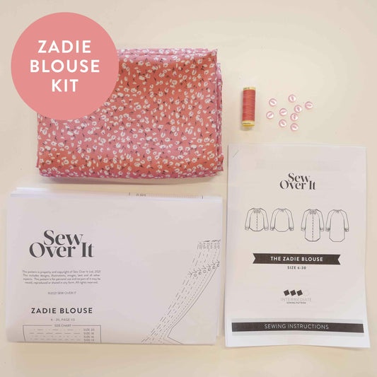Zadie Blouse Kit - Springtime Blossom