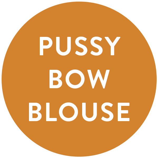 Pussy Bow Blouse A0 Printing