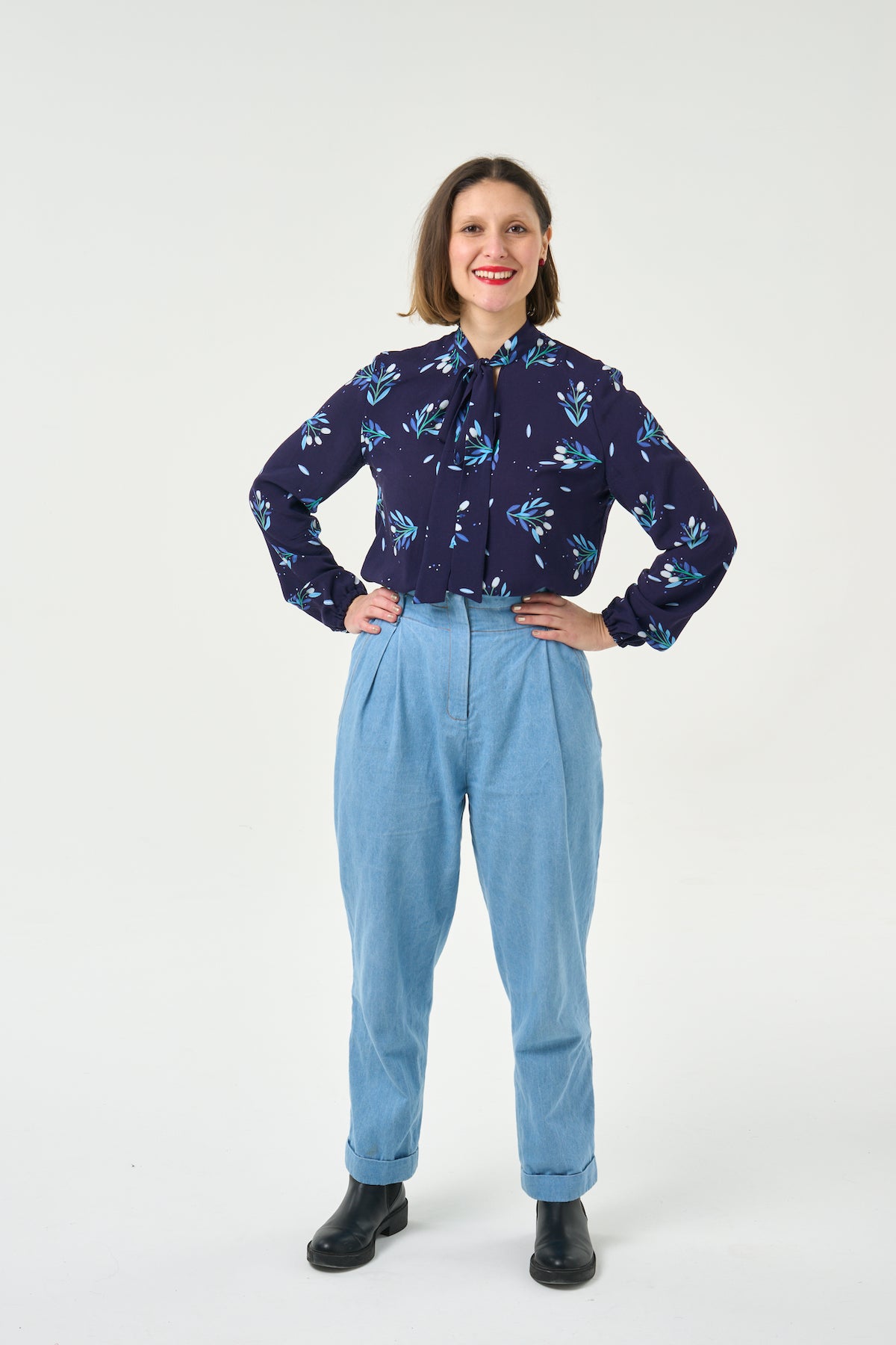 Pussy Bow Blouse - Size 10