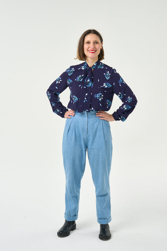 Pussy Bow Blouse - Size 10