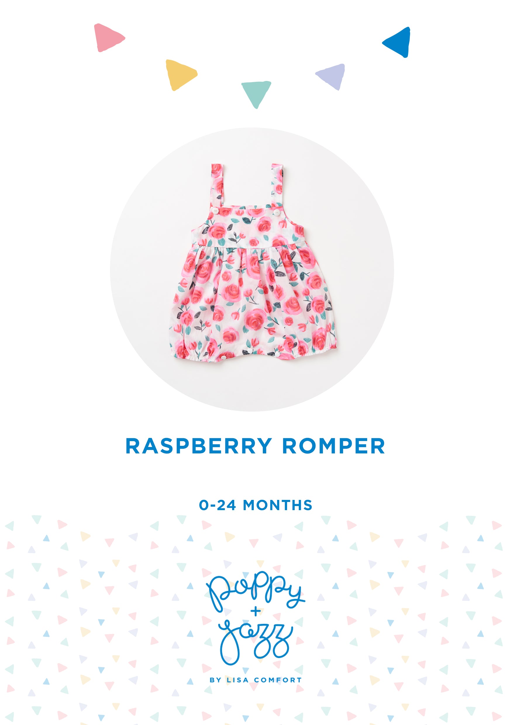 Raspberry Romper - Children's Sewing Pattern - Sew Over It