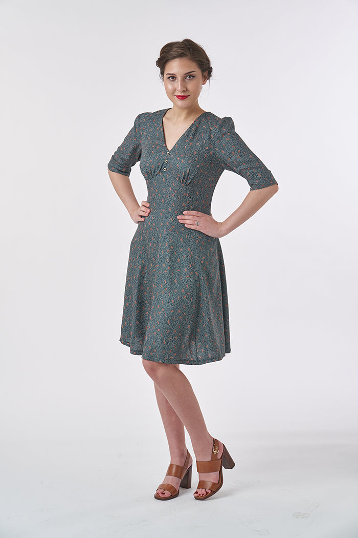 1940's Tea Dress PDF Sewing Pattern