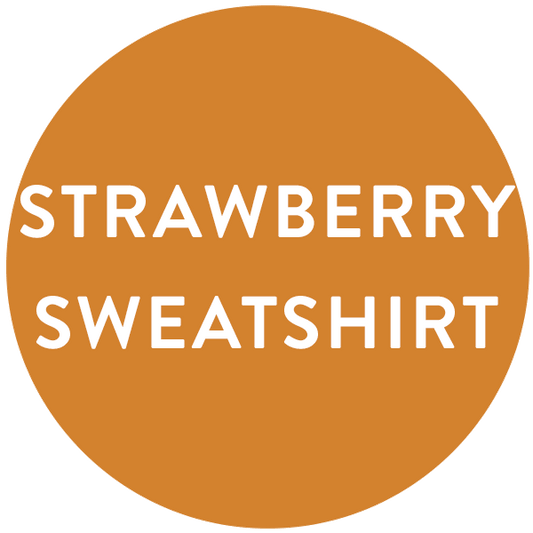 Strawberry Sweatshirt A0 Printing