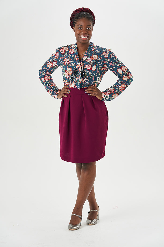 Pencil skirt with pockets sewing pattern best sale