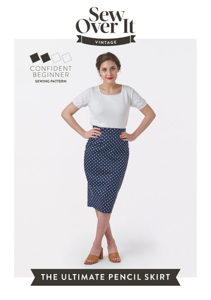Ultimate Pencil Skirt PDF Sewing Pattern Sew Over It