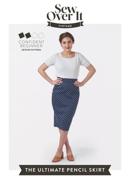 Ultimate Pencil Skirt PDF Sewing Pattern Sew Over It