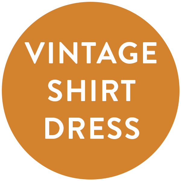 Vintage Shirt Dress A0 Printing
