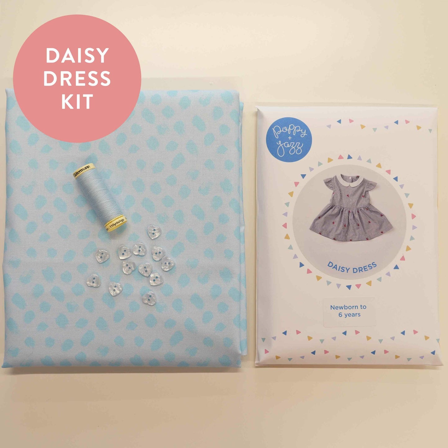 Daisy Dress Kit - Sky Blue